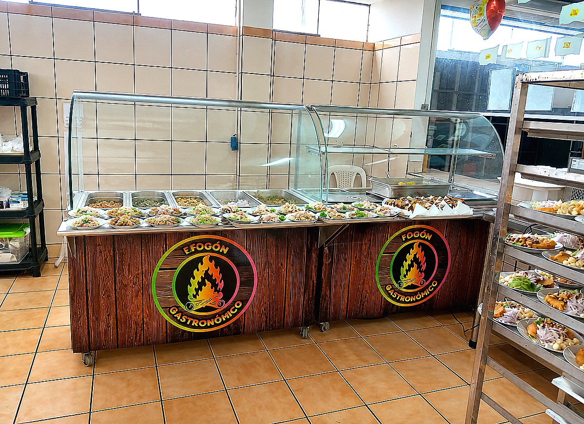 Carrito de servicio de retail Fog&oacute;n Gastron&oacute;mico